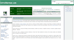 Desktop Screenshot of intro2german.com